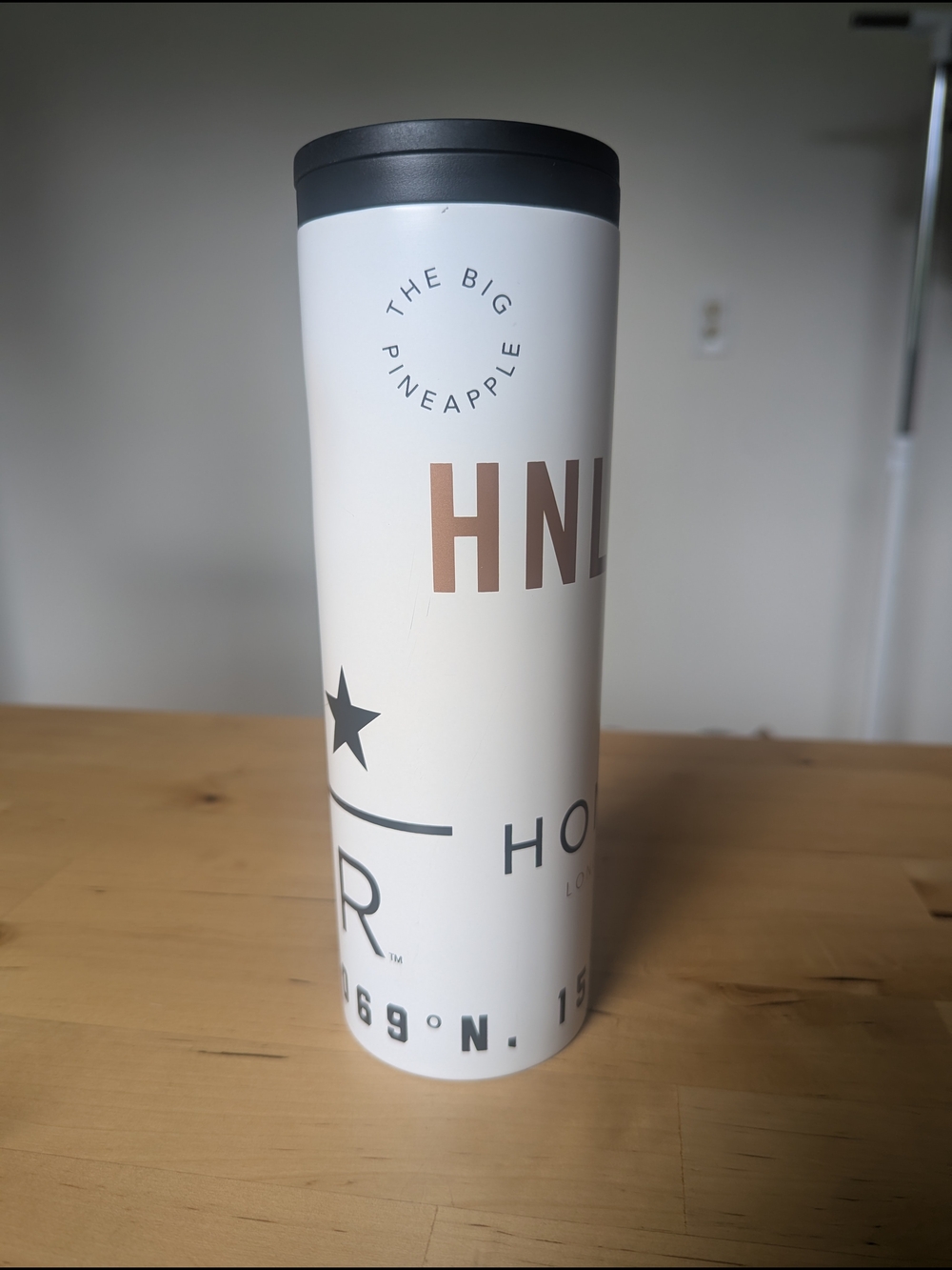 Starbucks Reserve 16oz Honolulu White Stainless Travel Tumbler
